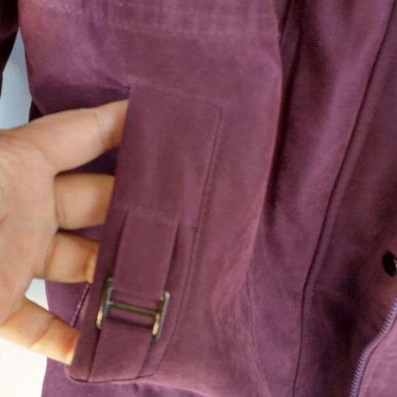 Croft & Barrow Purple Long Sleeve Jacket - Picture 6 of 7